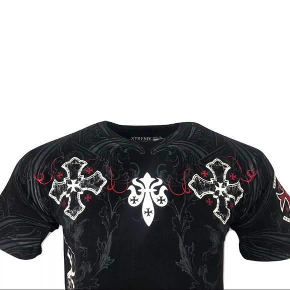 XTREME COUTURE by AFFLICTION Men T-Shirt GLORIOUS - Picture 4 of 7